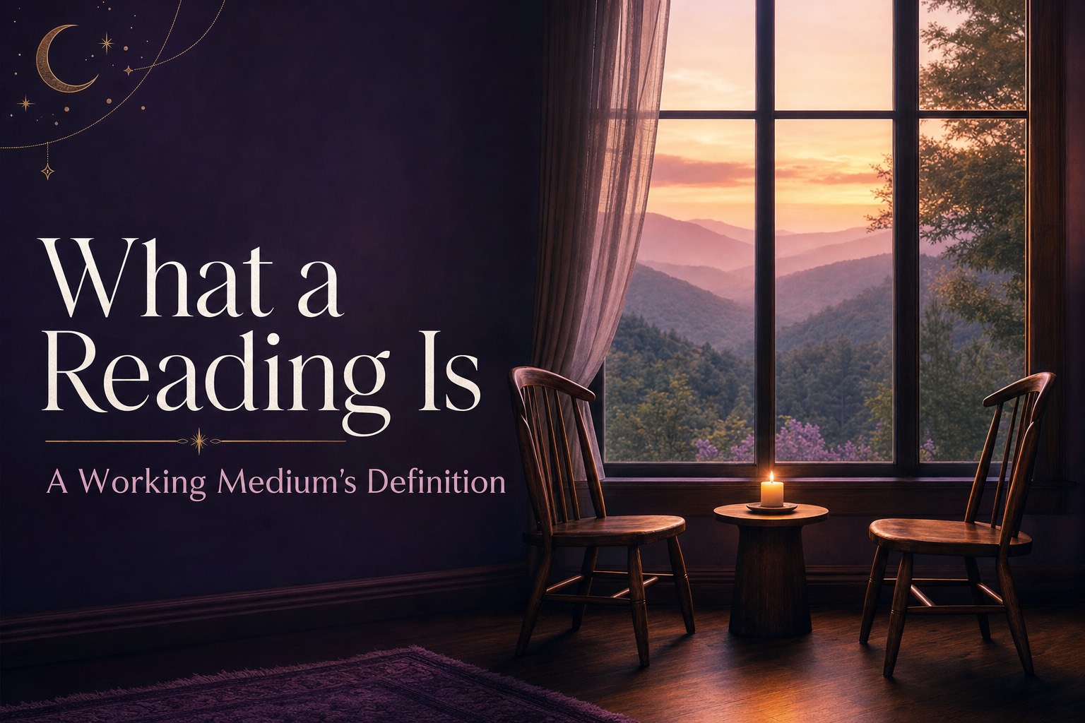 What Is a Mediumship Reading? A Working Medium's Definition